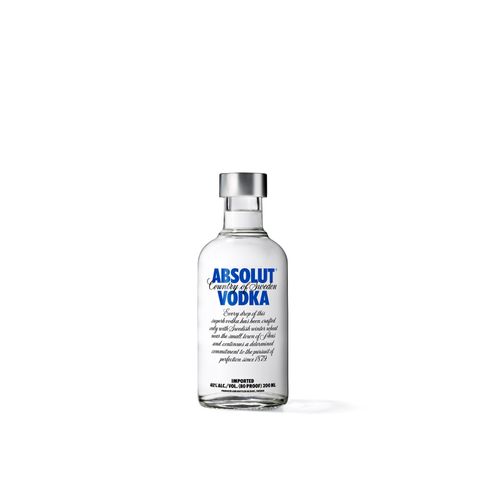 Garrafa de Vodka Absolut Regular 200ml Garrafa de Vodka Absolut Regular 200ml
