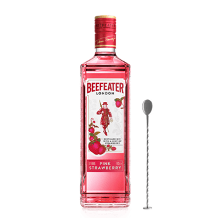 Gin-Beefeater-Pink-750ml----Colher-Bailarina-de-Beefeater-Bar-Aberto