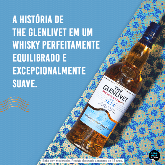 Aproveite Whisky The Glenlivet Founder s Reserve Single Malt 750ml no site oficial de The Glenlivet no Brasil