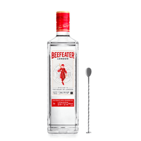 Gin-Beefeater-London-Dry-750ml---Colher-Bailarina-de--Beefeater-Bar-Aberto